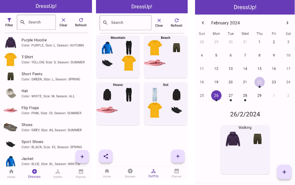 DressUp! screenshots